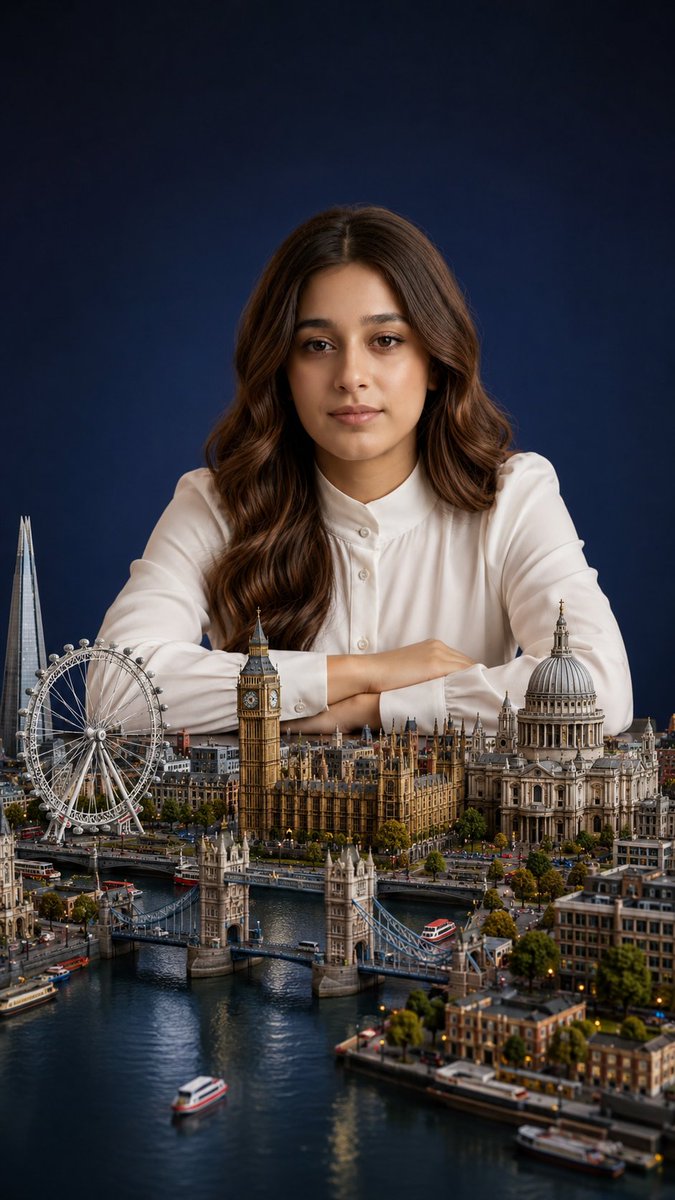 Miniature London City Portrait