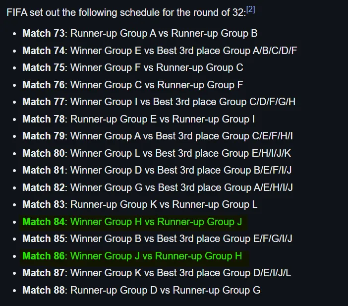 MC_of_A's tweet photo. just wanted to make sure everyone's clocked this

it only takes one group stage wobble to get Argentina vs Spain in the round of 32 https://t.co/wD1Cq1vZEc