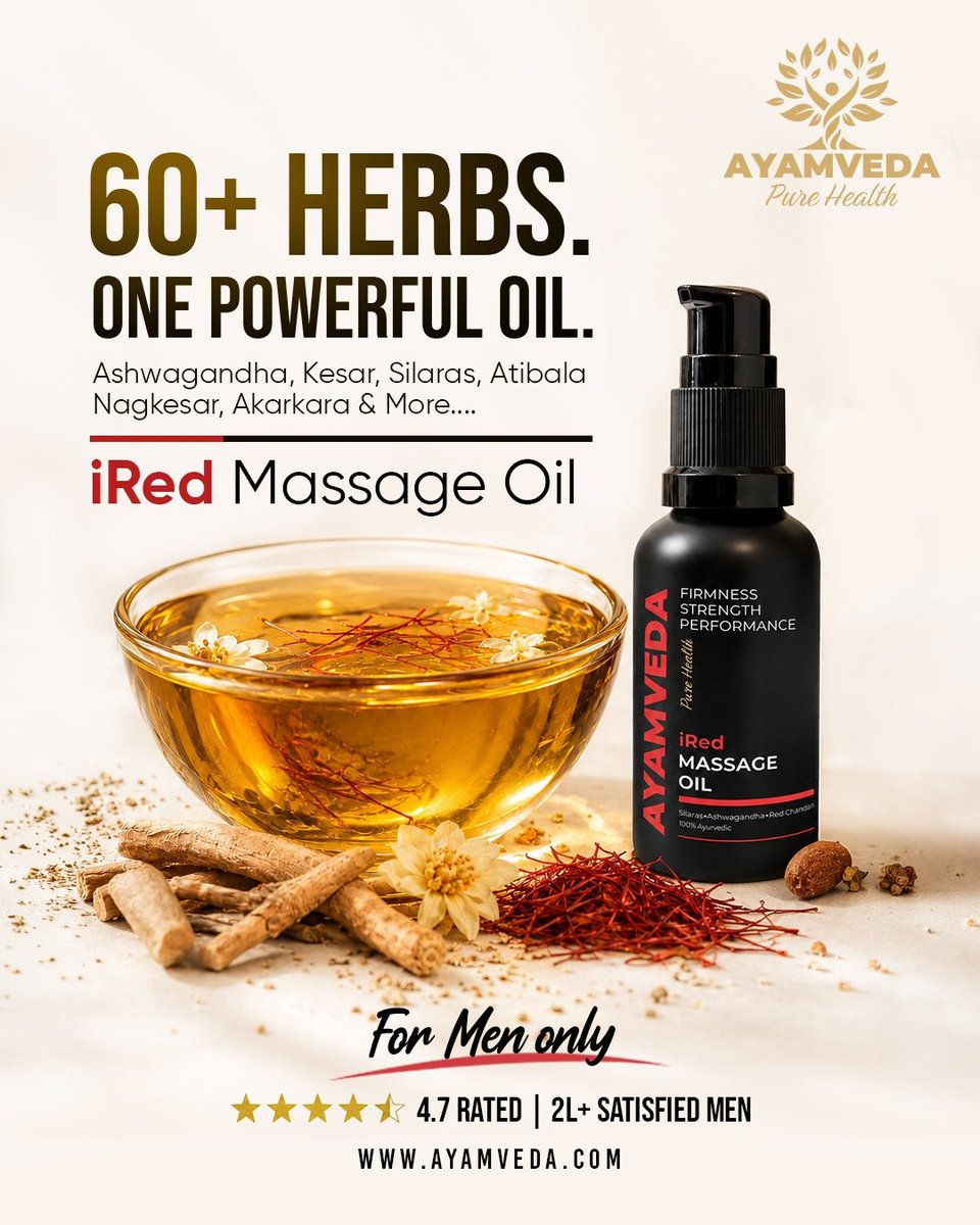Ayamveda's tweet photo. If your 'miracle oil' has three herbs and a celebrity, we are not the same.
https://t.co/QIsS9BxVup https://t.co/FIQv0ZlFDM