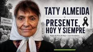 Rossella660's tweet photo. Addio a Taty Almeida,simbolo delle madri di Plaza De Mayo

Dopo la scomparsa del figlio Alejandro,rapito e inghiottito dal terrore di Stato nel 1975, non ha mai smesso di combattere, trasformando il dolore  in una lotta per la Verità e la Giustizia.

Buon vento 🌷 https://t.co/D7zIoLXlup
