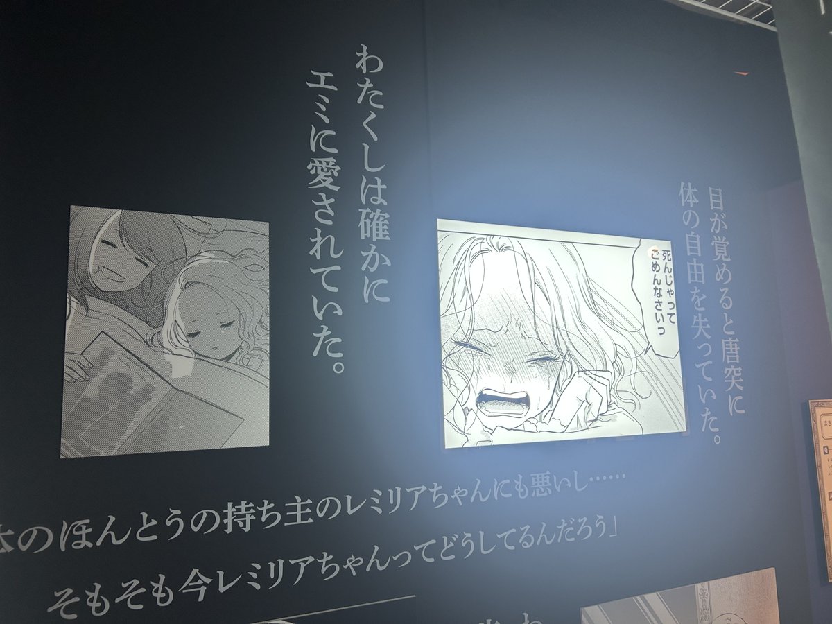 Aabfow's tweet photo. どの展示物もとても良かったです。
創世神様の立体像はグッズ化して欲しい。
#悪役令嬢の中の人展 https://t.co/BTGGExukfS
