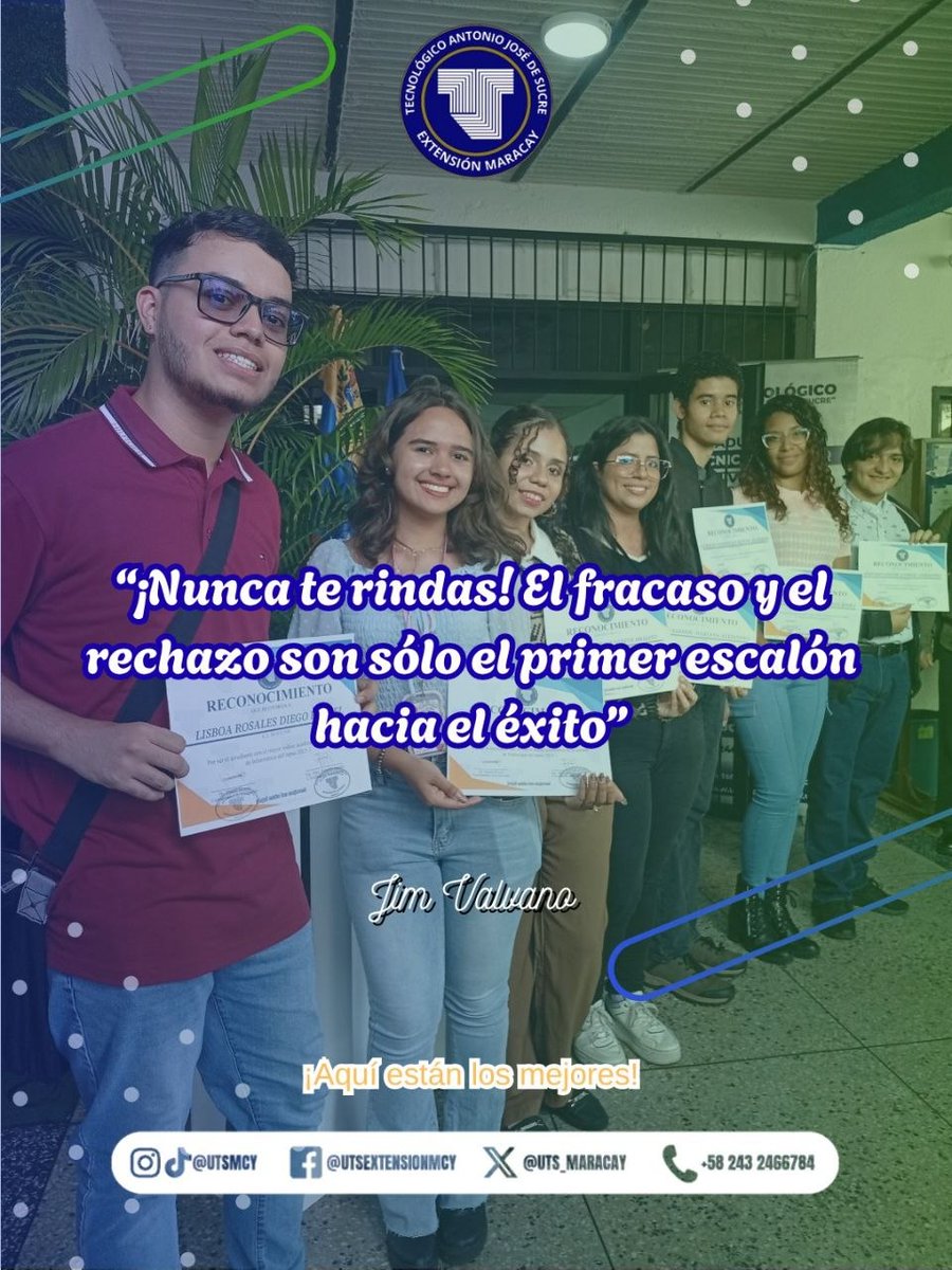 uts_maracay's tweet photo. 📷 ¡Feliz inicio de semana, Utesista!

Que los retos de estos próximos días no te detengan, sino que te impulsen a ser mejor. Recuerda que el camino hacia tus metas profesionales está lleno de aprendizajes.

#utsmaracay https://t.co/aBpvanWQ5o