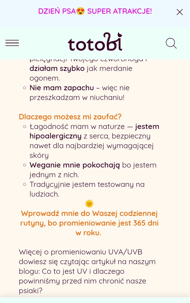 AppIepiei's tweet photo. Podoba mi się fakt, że spf dla psa jest testowany na ludziach xd https://t.co/CHw2kAy2ef