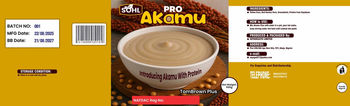 techbrosplug's tweet photo. Pro Akamu Label Delivered..[SOHL]
#pro #akamu #labeldesign #flyer #printing #sohl #food #nutrient #plus #graphicsdesign #tech #technology https://t.co/cQieu46vuM