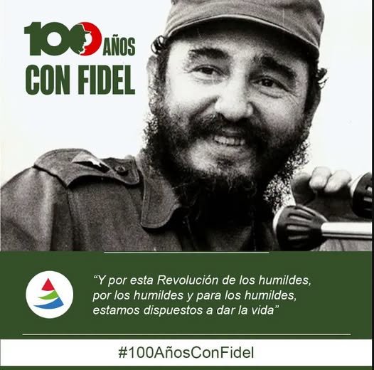 carmeloortega38's tweet photo. #100AñosConFidel, su pensamiento sigue siendo guía y luz. Su ejemplo nos convoca a defender la Patria 🇨🇺, reafirmando cada día el compromiso con su legado y firmeza revolucionaria.

#LegadoVivo https://t.co/IfIYX32YOW