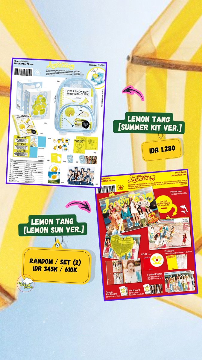 oncloudnine_ocn's tweet photo. Jastip HEARTS2HEARTS - LEMON TANG ❤ 

Note:
Handcarry
DP 85%
est harga bersih INA
Excl fee packing &amp; ongkir lokal 

#jastip #jastipkpop #jastipkorea #HEARTS2HEARTS #H2H https://t.co/2fj6hXazus