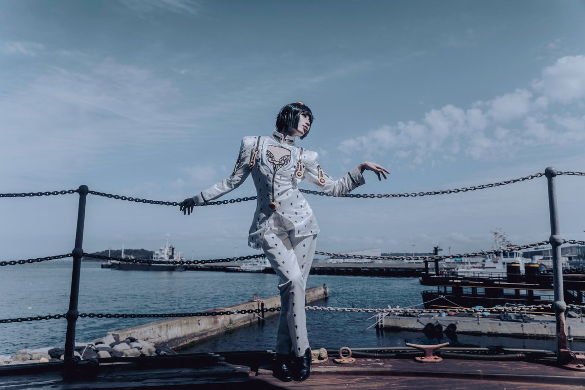 hgy_aaa_0201's tweet photo. 「 ニャアニャア鳴くのはウミネコだ 」
 There's a second yacht.
 ＿＿＿＿＿＿＿ブローノ・ブチャラティ
  
cosplay / jojo  p:(@asagiiro_cos ) https://t.co/Vn3oIjmSsc