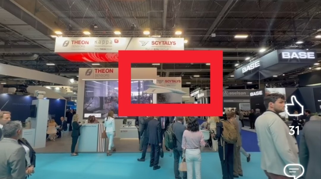 TheotheAnalyst's tweet photo. Από τον λογαριασμό της Theon στο LinkedIn , φαίνεται ένα UAV Kamikaze στα πρότυπα του shahed στην έκθεση Eurosatory26 στο Παρίσι https://t.co/HywYWGgmn9