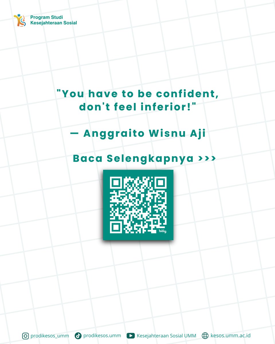 prodikesos_umm's tweet photo. Karena setiap langkahmu hari ini bisa menjadi motivasi bagi mereka yang sedang berjuang meraih mimpi.

#SapaAlumni #kesosumm #fisipumm #ummcampus https://t.co/8AoxtVkXJc
