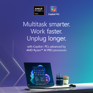 RNITSOL's tweet photo. AI-powered productivity is here. ✨ DM us to see how you can innovate faster with Copilot+ PCs powered by AMD Ryzen™ AI PRO processors and enhanced @Windows experiences like Recall, Click to Do, and Live Captions. https://t.co/tht7vB4xgP