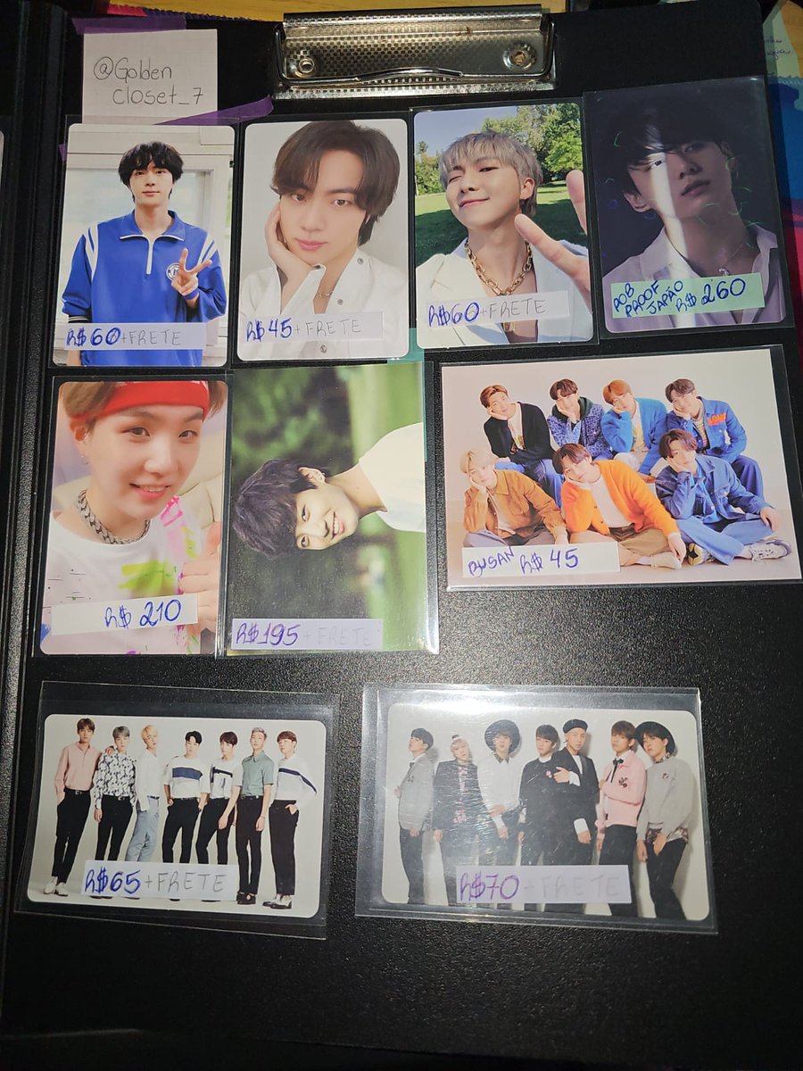 GoldenCloset_7's tweet photo. 🔥 Atualização
⌛ Reserva c ctz de compra
@vendaetrocakpop
@tradingcardkpop
@trocaevendabts
@llovemebangtan
@kpopvendaetroca
@BtstradeBR
@kpopvendaetroca
@KPopTr_Venda
@kpopvendas_
@btsvendaetrocas
@hyungfocus
RT, prfv?🥹 Obg ✨
Vendo Jungkook Jin RM yoongi JK muster LD POB Japan https://t.co/3AY1SEgo9d