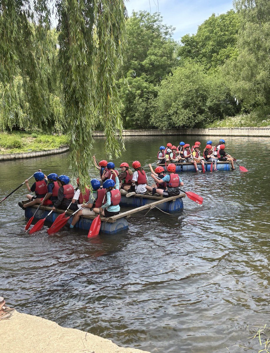 sterfwindsor's tweet photo. What a fun day our year 5 pupils have had! Groups have done a range of activities such as raft building, climbing, water orbs and team challenges. #STERF #STERFEXCELLENCE https://t.co/G921UIFxIB