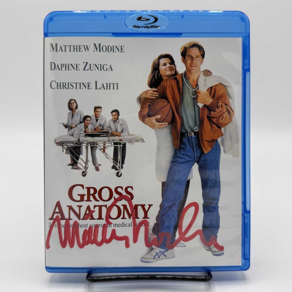 MatthewModine's tweet photo. REPOST + be following by Monday, June 22 for a chance to win this signed, out-of-print copy of GROSS ANATOMY on Blu-ray! I'll pick one winner at random and announce next #ModineMonday. Good luck!

And if you'd like to support the @FMJDiary project, you can purchase a signed copy at the link below. Only 1 available! First come, first served!

https://t.co/jvZ4ogn7pL