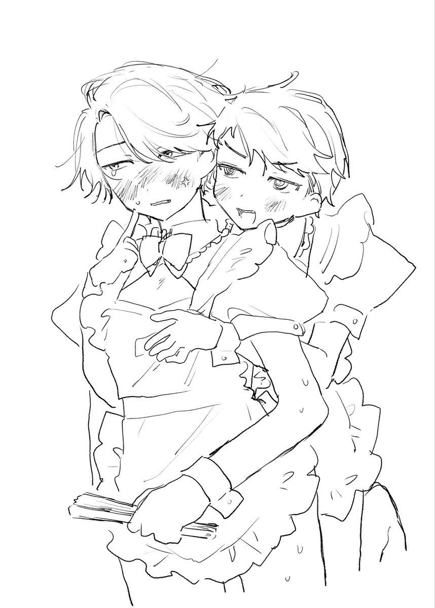 C14631Q's tweet photo. 竹芝と汐留 女装メイド(not CP) https://t.co/NSfY6gwIhu