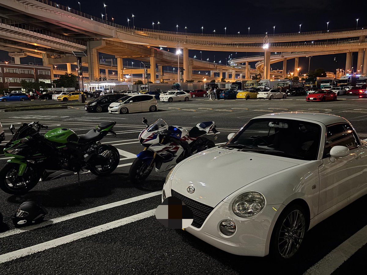 cbr0609's tweet photo. ナイツーご飯大黒集合！楽しかった🏍
ありがとうございました🚗 https://t.co/nrH0YMkqOI