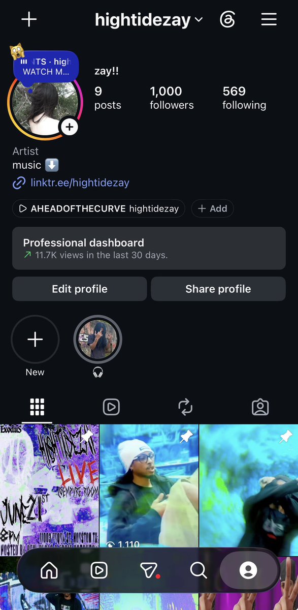 hightidezay's tweet photo. 1k on IG 
100 on SC 

thank u.🩷 https://t.co/Bri1Y2M0WV