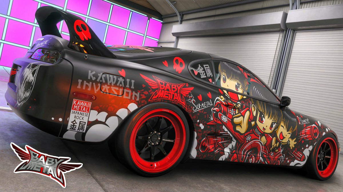 👑🤟BABYMETAL 🤟👑 🔥KAWAII INVASION🔥 @ForzaHorizon 6 livery