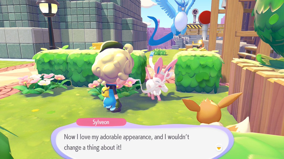 gandalfsoda's tweet photo. Sylveon really is the transgender pride Pokemon omg. So cute https://t.co/yk3vOgYvbV