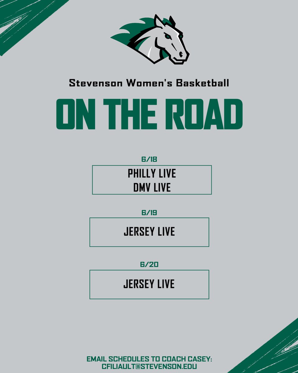 sumustangswbb's tweet photo. Stevenson WBB is back out on the road for the Scholastic Live Period! 

Make sure to send over your schedules — we’re excited to get out and see future Stangs compete!

#GoStangs https://t.co/irlCN51KH9