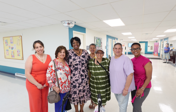 NYCAgingCommr's tweet photo. From wellness to community connection, Brooklyn OACs  showed out! 💜 Commissioner Dr. Lisa Scott-McKenzie visited RAICES Gowanus and Times Plaza OACs, highlighting spaces where older New Yorkers stay engaged, active, and connected. 🤝 https://t.co/nrz0GcOuYU