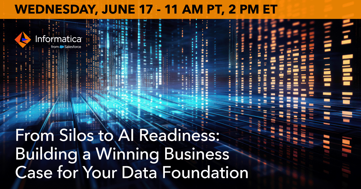 dbtrends's tweet photo. Webinar Alert! The experts from @Informatica on this webinar as they discuss how to frame technical debt in a way that makes investment in data an urgent business priority. Save your spot now! https://t.co/gQMKuMmMig https://t.co/F74DISYXgZ