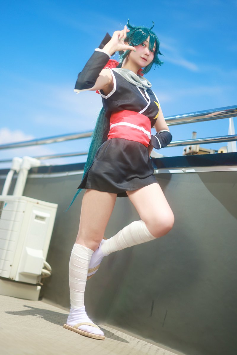 タップ推奨🍏 コスプレ/Cosplay ☆ ケロロ軍曹 東谷小雪 忍服ver