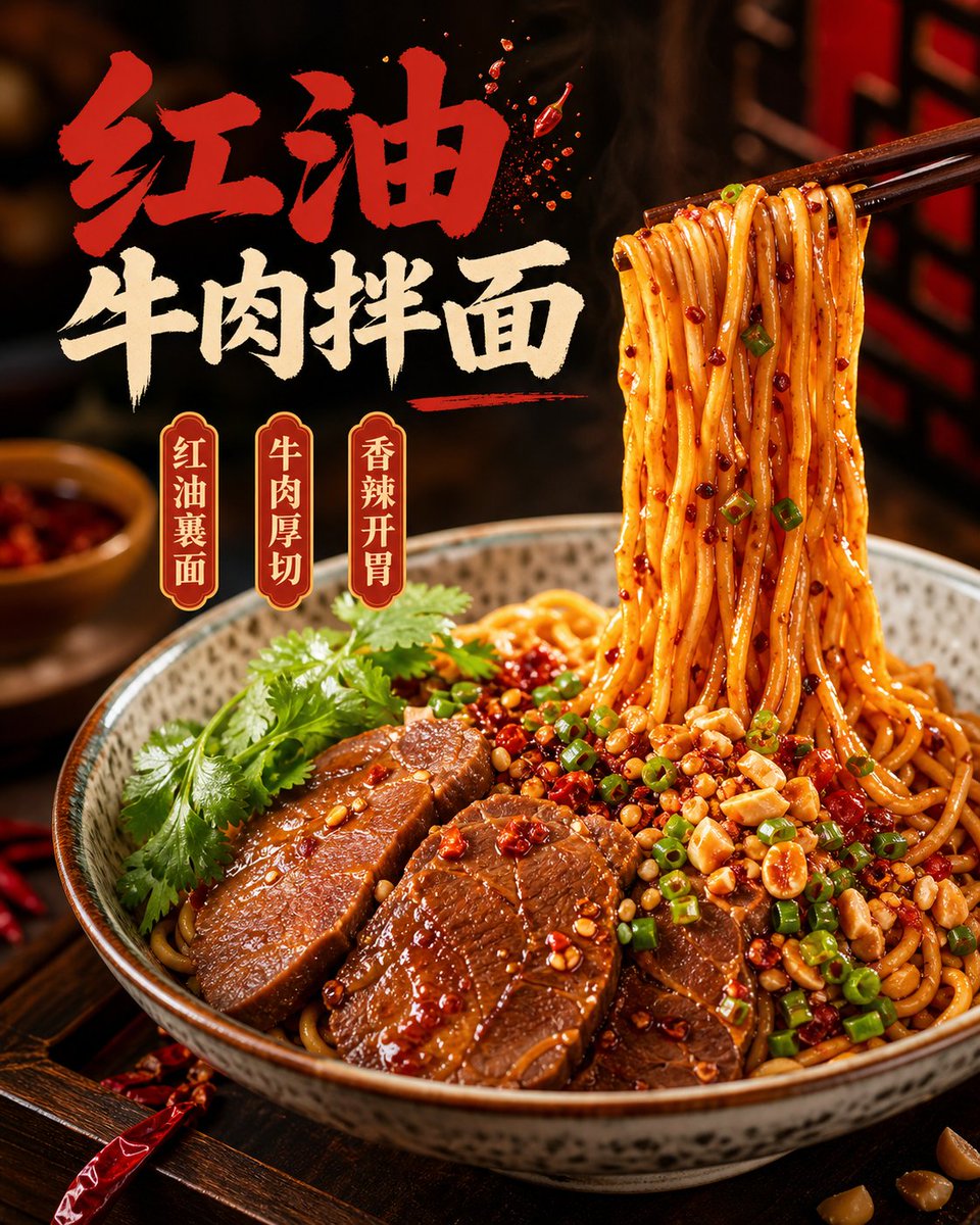 hiapi_ai's tweet photo. 小店菜单图最怕“好吃但不想点”。

我用 ChatGPT-Image2 做了一组《街边小店爆品主图》：

锅贴：焦脆底 + 汤汁
红油拌面：辣油 + 面条拉扯
青梅冰茶：冰块 + 气泡
烤苕皮卷：炭火 + 酱汁

大家觉得咋样

 prompt 在⬇️ https://t.co/WCGIw5nDqJ