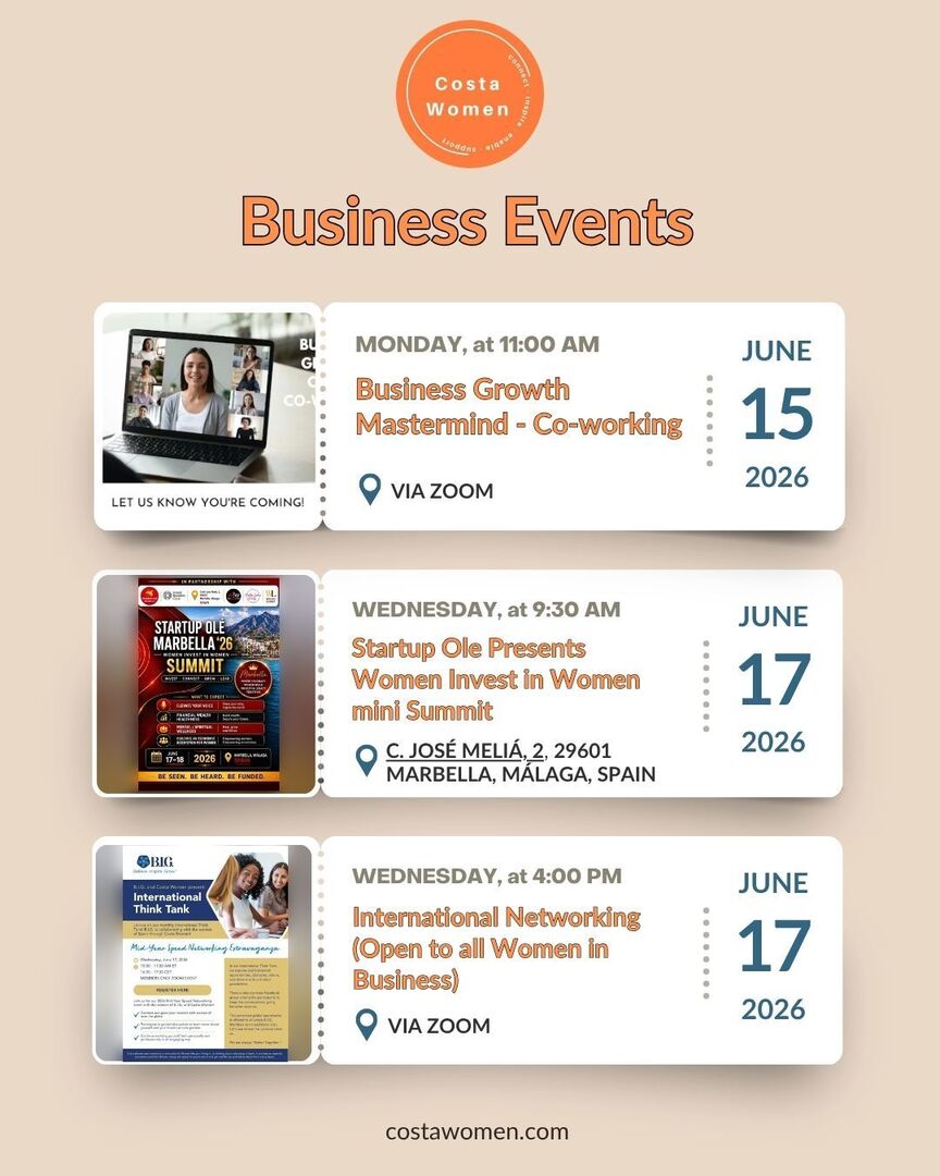 costawomen's tweet photo. Week after week, Costa Women brings together women who are building businesses, sharing experiences and helping one another move forward. Here’s what’s coming up this week:

𝐁𝐮𝐬𝐢𝐧𝐞𝐬𝐬 𝐆𝐫𝐨𝐰𝐭𝐡 𝐌𝐚𝐬𝐭𝐞𝐫𝐦𝐢𝐧𝐝 - 𝐂𝐨-𝐰𝐨𝐫𝐤𝐢𝐧𝐠
Mon, Ju… https://t.co/He58fwieOa https://t.co/3E1JZftpmT
