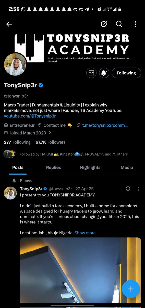 Abdool_Risk's tweet photo. @tonysnip3r @ShashtradesGC @fundingpips I wish to get this opportunity tony🙏🙏 https://t.co/eNz0Cy3ID7