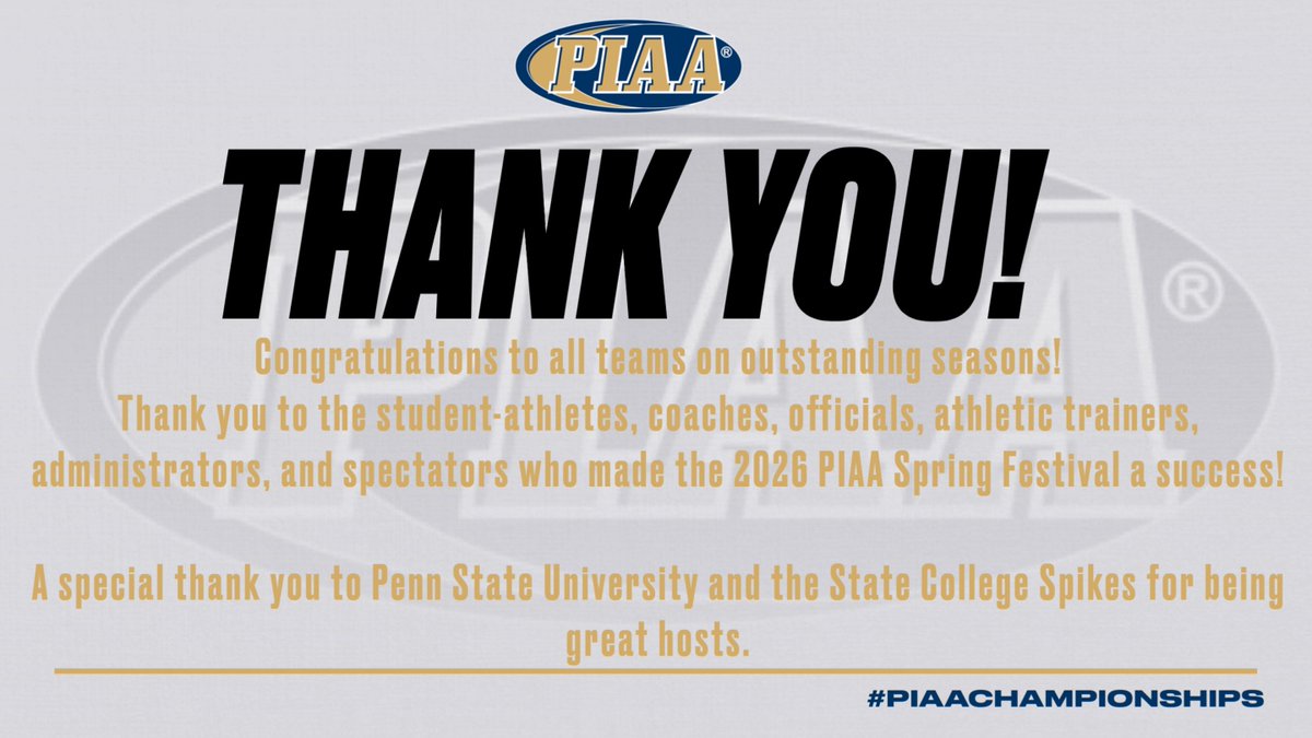 PIAASports's tweet photo. 1⃣8⃣ champions crowned over 3⃣ days of title games!

🏆🏆🏆

Release➡️https://t.co/Bs6jgnbyPG https://t.co/kceChPGHsL