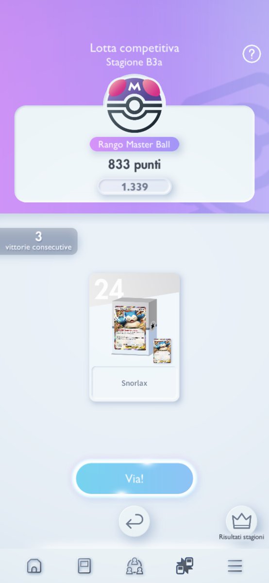 Harian4pocket's tweet photo. Reached Masterball with Snorlax.
Not the fastest, but in the current meta this build is well positioned against pretty much everything apart from the Dark decks.
Indeedee can one-shot Miraidon. Once you have Bounded Field in hand it's also possible to one-shot Lucario. https://t.co/yYqUTZVmrz