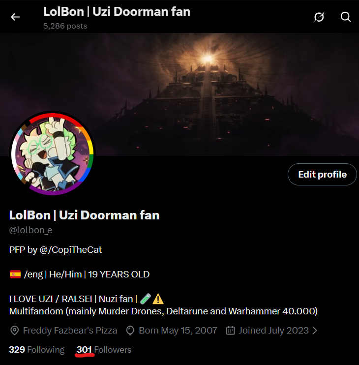 LolBon | Uzi Doorman fan tweet media