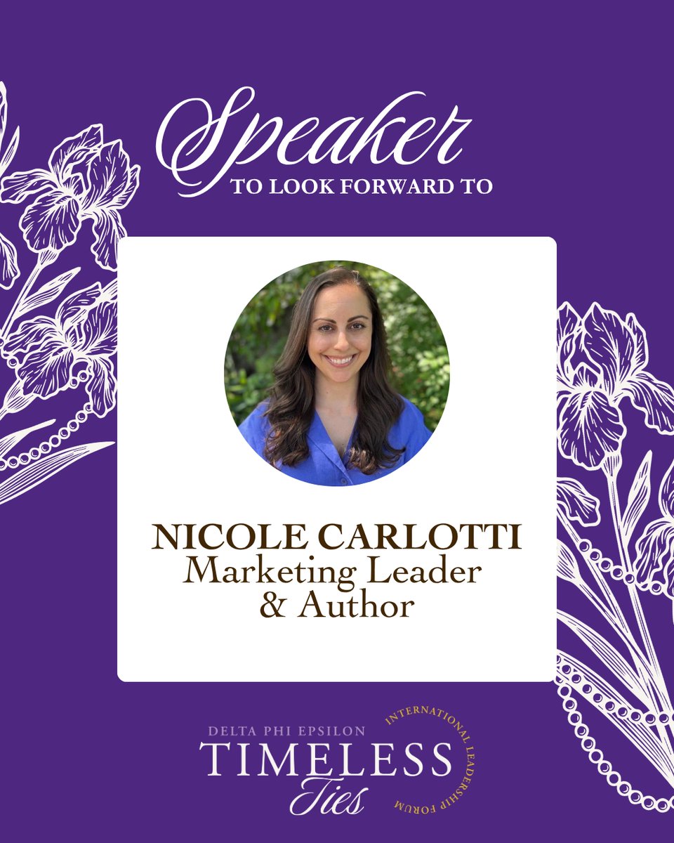 DPhiEIHQ's tweet photo. With 15+ years shaping campaigns for powerhouse brands across beauty, luxury, and tech (like IPSY and amfAR), Nicole Carlotti knows what it takes to make people stop, pay attention, and care.

Get ready to learn from Nicole at ILF!

#deltaphiepsilon #dphie #ilf https://t.co/F5wHcfmSOm