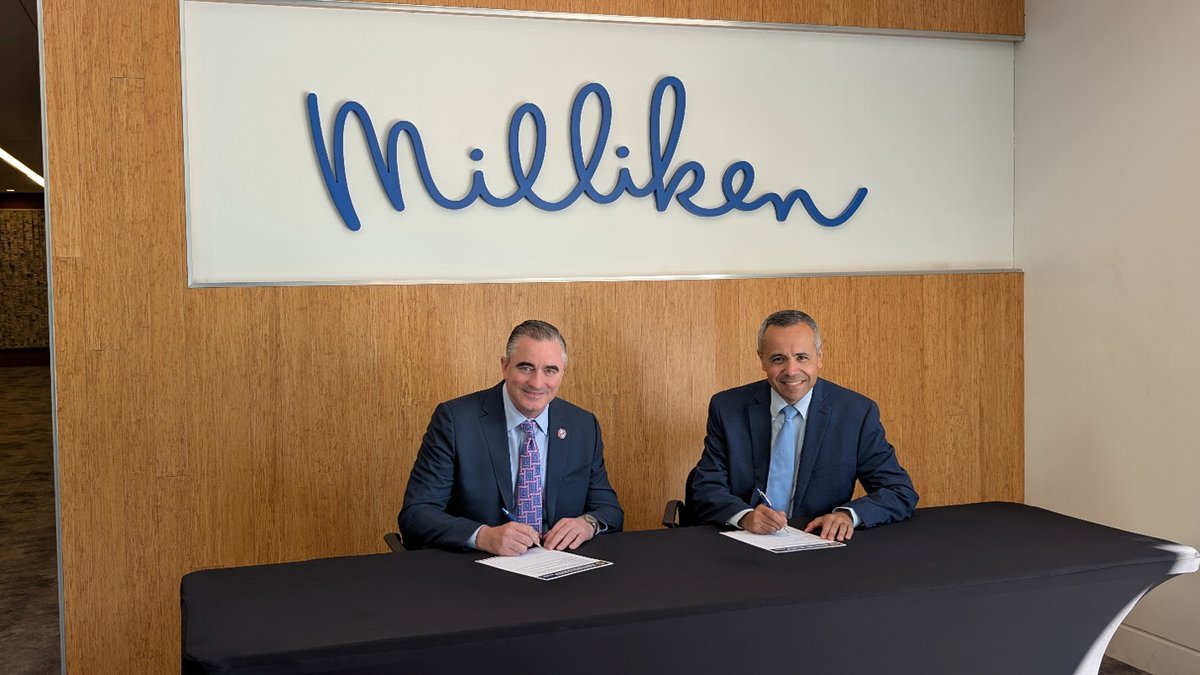 textechno's tweet photo. Milliken guarantees for firefighters...
Read more - https://t.co/rHRTrDjSMF
#Milliken #FirefighterSafety #PPE #TextileInnovation #ProtectiveClothing #FirefightingGear #SafetyFirst #Firefighters #TextileIndustry #CommitmentToSafety https://t.co/XQTdpIh7qE