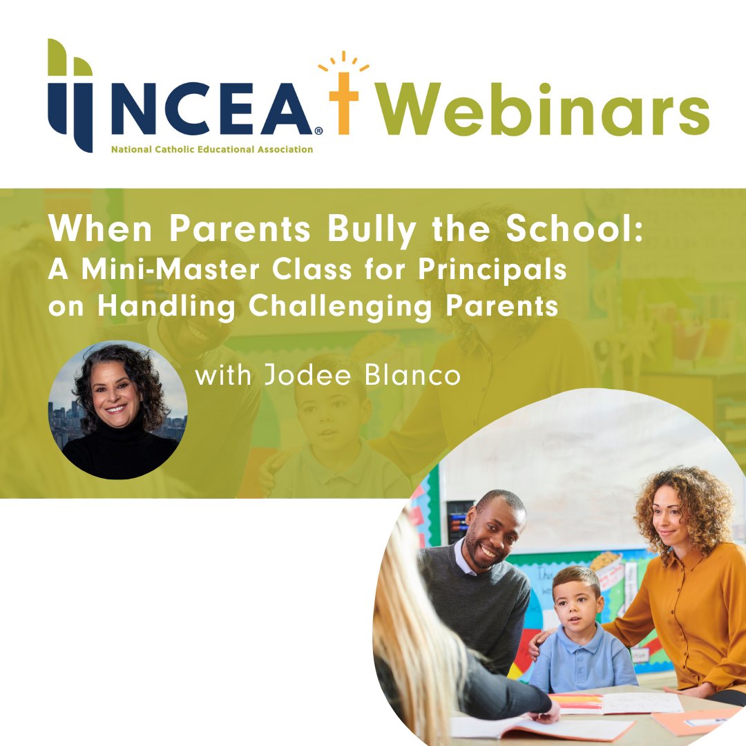 NCEATALK's tweet photo. Support stronger school-family relationships with practical strategies for handling challenging parent interactions.

For Teachers:
📅 Tuesday, June 16, 10 AM ET
🔗 https://t.co/q2eaM8KSW0

For Principals:
📅 Tuesday, June 23, 10 AM ET
🔗 https://t.co/8E2hUazXOd

🎤 Jodee Blanco https://t.co/ro7Rsxo4Dv
