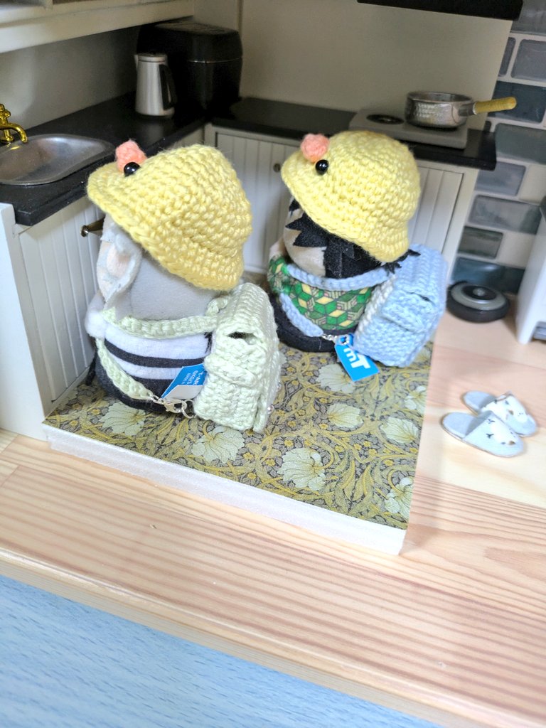 momomosanemin's tweet photo. 🦊（@_kon_6 ）様よりお迎えさせていただいた🎒セット🥰❣️
めちゃんこ可愛い…2人ともとってもよく似合ってるよ✨
🎒にいっぱい好きな物入れようね
🦊様、いつも素敵な作品ありがとうございます✨大切にさせていただきますね✨ https://t.co/Ntwox91tat