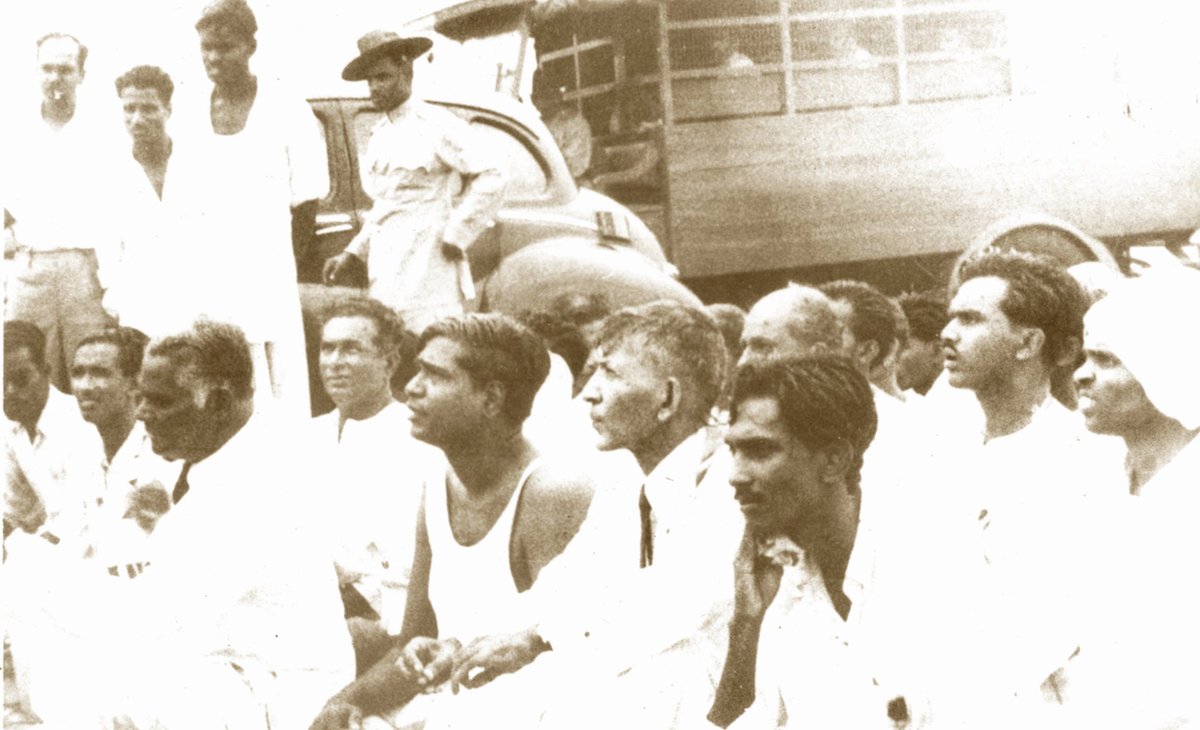 TamilGuardian's tweet photo. 🪔 Remembering 1956 – Sri Lanka’s first Anti-Tamil pogrom

This week marks 70 years since Sri Lanka’s first anti-Tamil pogroms, when government backed Sinhala mobs murdered more than 150 Tamils across the island – the first of many massacres that were to take place in the decades to come.

Violence first flared as Tamil politicians protested peacefully outside the Sri Lankan parliament in Colombo, condemning the Sri Lankan Freedom Party’s (SLFP) efforts to pass the Sinhala Only Act on June 5, 1956.

As hundreds of Tamils, led by the Federal Party’s SJV Chelvanayakam, staged a satyagraha - peaceful sit-in protest - on Galle Face Green, they were set upon by a Sinhala mob.
