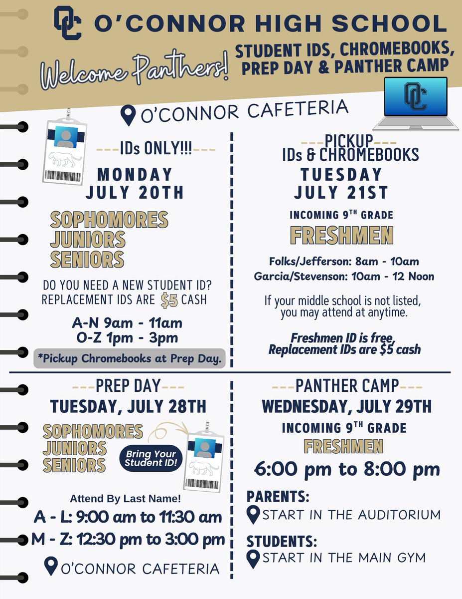 NISDOConnorHS's tweet photo. Save the date Panthers! #LoveNavyLiveGold https://t.co/hR2jTHy5oK