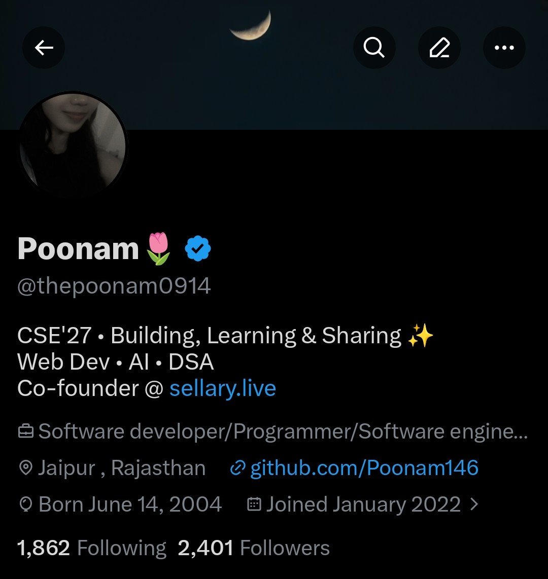 Poonam🌷 tweet media