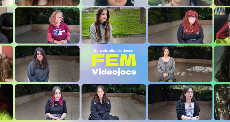culturadigicat's tweet photo. 🎮 Ja coneixeu les protagonistes de #DonesFEMVideojocs? 
16 professionals del sector comparteixen la seva experiència, trajectòria i visió sobre la indústria del videojoc. 💜 
📺 Recupera totes les entrevistes i càpsules a:👉 https://t.co/iBNy0SUT4z https://t.co/l1CXnLZAhX