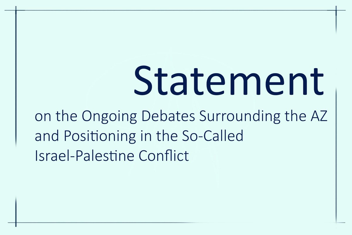 AzAachen's tweet photo. Read our Statement on the Ongoing Debates Surrounding the Autonomous Centre Aachen (AZ) and Positioning in the So-Called Israel-Palestine Conflict:
https://t.co/cvioZtEmAX
#aachen #azaachen https://t.co/dDgh9FfcSF