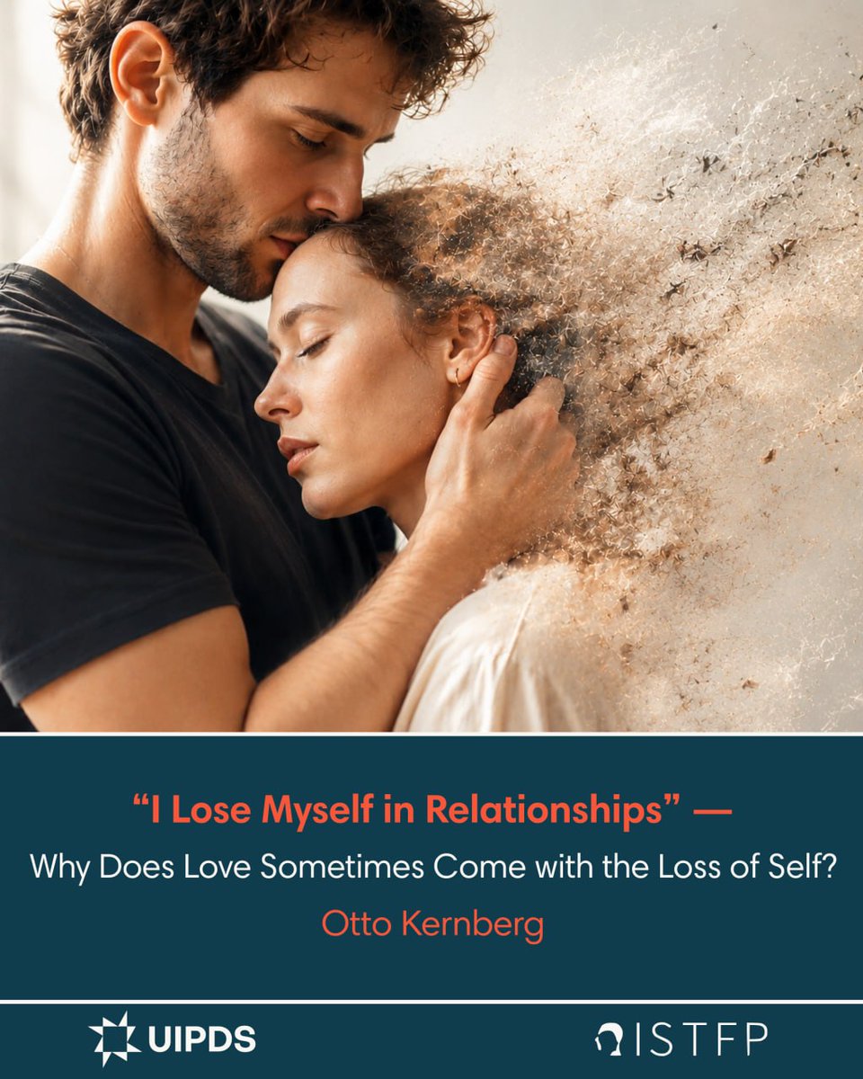 TfpUkraine's tweet photo. “I lose myself in relationships.
When I fall in love, it feels as though I stop being myself...”

Complaints like this are not uncommon in the therapy room.

At first glance, it may seem to be a matter of excessive attachment or dependency on a partner.

From Otto Kernberg’s perspective, however, the issue often lies much deeper — in a person's capacity to maintain their own identity within the context of intimate relationships.

According to Otto Kernberg, mature love allows a person to experience themselves as a separate individual even while engaged in a deeply meaningful emotional relationship.

One can love another person without losing one’s sense of self.

For some individuals, however, intimacy becomes accompanied by a gradual erosion of psychological boundaries. Their own desires, interests, and goals gradually recede into the background.

Sometimes a person becomes so focused on preserving the relationship that they lose touch with what they themselves want.

Otto Kernberg associated such difficulties with disturbances in identity integration.

In pathological conditions, a person's sense of self may come to be determined by the presence, approval, or acceptance of another person.

In such situations, a person may unconsciously give up their own needs, tolerate what does not truly satisfy them, avoid conflict, or continuously adapt themselves to their partner.

Because the loss of the partner’s presence comes to be experienced as something far more threatening — as the loss of oneself.

For this reason, therapeutic work in such cases involves more than exploring the relationship itself.

Equally important is the development of an integrated identity and the capacity to maintain a coherent sense of self, one’s own desires, and personal boundaries while remaining deeply emotionally connected to another person.

After all, for Otto Kernberg, mature love involves discovering the freedom of another person. It is the recognition that the loved object is, at the same time, a body we may long to possess and a mind into which we can never fully enter, and which can never be completely controlled.

So, mature love is not the fusion of two people into https://t.co/zeZsQp6rkT is the capacity to remain oneself while being with the person one loves.

We invite you to join us

on June 20, 2026, for Otto Kernberg’s clinical seminar:

“Adolescence. Love Relationships Across the Lifespan. Marital Conflicts. Couple Therapy.”

During this seminar, participants will be introduced to a contemporary psychoanalytic perspective on the development of love relationships, the nature of intimacy and dependency, and the conflicts most commonly encountered by couples throughout their shared lives.

For more information about the seminars, please leave a “+” under this post or follow the link https://t.co/0ZhKJYhv61