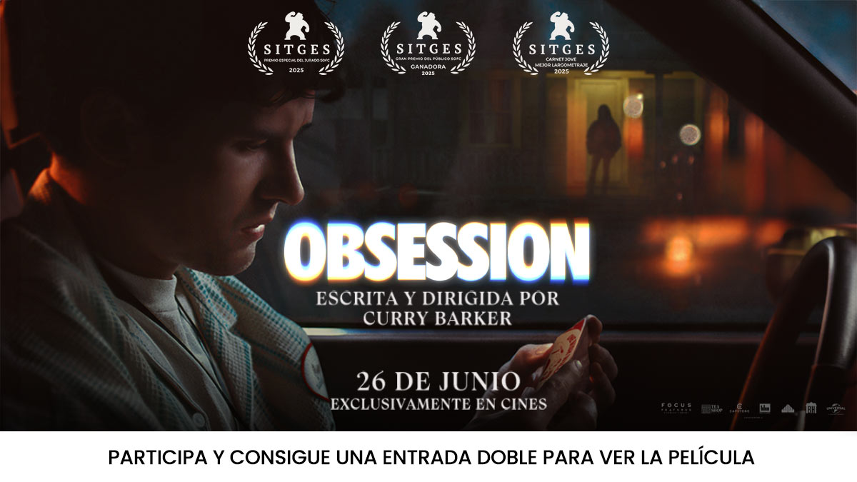Areajugones's tweet photo. El 26 de junio se estrena exclusivamente en cines "OBSESSION", la sorpresa del año del cine de terror, y lo celebramos sorteando 5 entradas dobles.

1⃣ Sigue a @Areajugones 
2⃣ Haz RT
3⃣ Comenta con #OBSESSION por qué deberías ganar esas entradas https://t.co/pSn9cmzaOZ