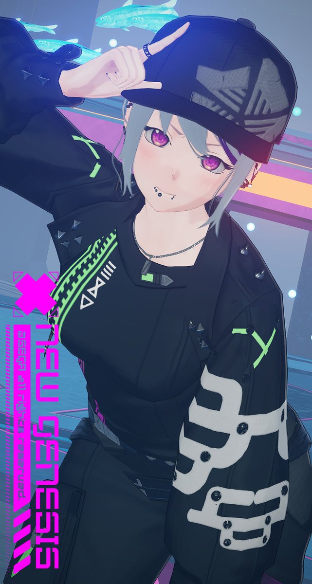 Gp_hi_'s tweet photo. みなさんおはがらです🦎
火曜日ですね！
明日は水曜日！一週間が早いですな💦
今朝のSSは勝気ちゃんのボーイッシュコーデを
考えたらこうなりました📷
#PSO2_NGS_SS #ship4 
#がらSS #りずむロゴ
#メンテの日じゃないけどSS貼る https://t.co/EZmCc5KXiE