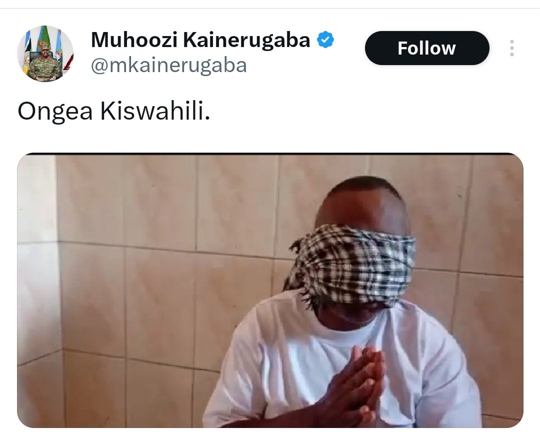 ADIKINJ's tweet photo. @mkainerugaba is pretending that he's a brave man yet his worst nightmare is finding himself in a similar situation like that in which he is placing others. He would pop &amp; pee on himself probably more times than anyone he has witnessed. Bloody corward trying to survive in shadows https://t.co/1tQ9d3B8bJ
