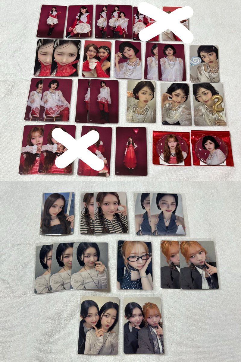 m_minguri25's tweet photo. IS:SUE REBORN Collection 2026 交換

【譲】
画像1枚目 凛、菜乃、優希、梨乃

【求】
画像2枚目✕印以外の菜乃
Ｃ賞ユニット 菜乃凛、梨乃凛
缶バッジ菜乃
(参加賞、Ｃ賞は同種での交換お願いいたします)

郵送にて交換可能な方お願いいたします。

#ISSUE交換 #ISSUE_交換 https://t.co/Xl85hhqs7X