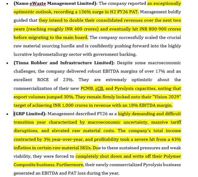 suru27's tweet photo. Same sector, different companies, different sentiments #recyclcing
Source: Scientific Investing AI driven Market Manthan
Disc: Invested in two of them. Not a buy or sell recommendation. Had discussed one of them in my offline AI workshop 6 months back as part of AI driven company case study