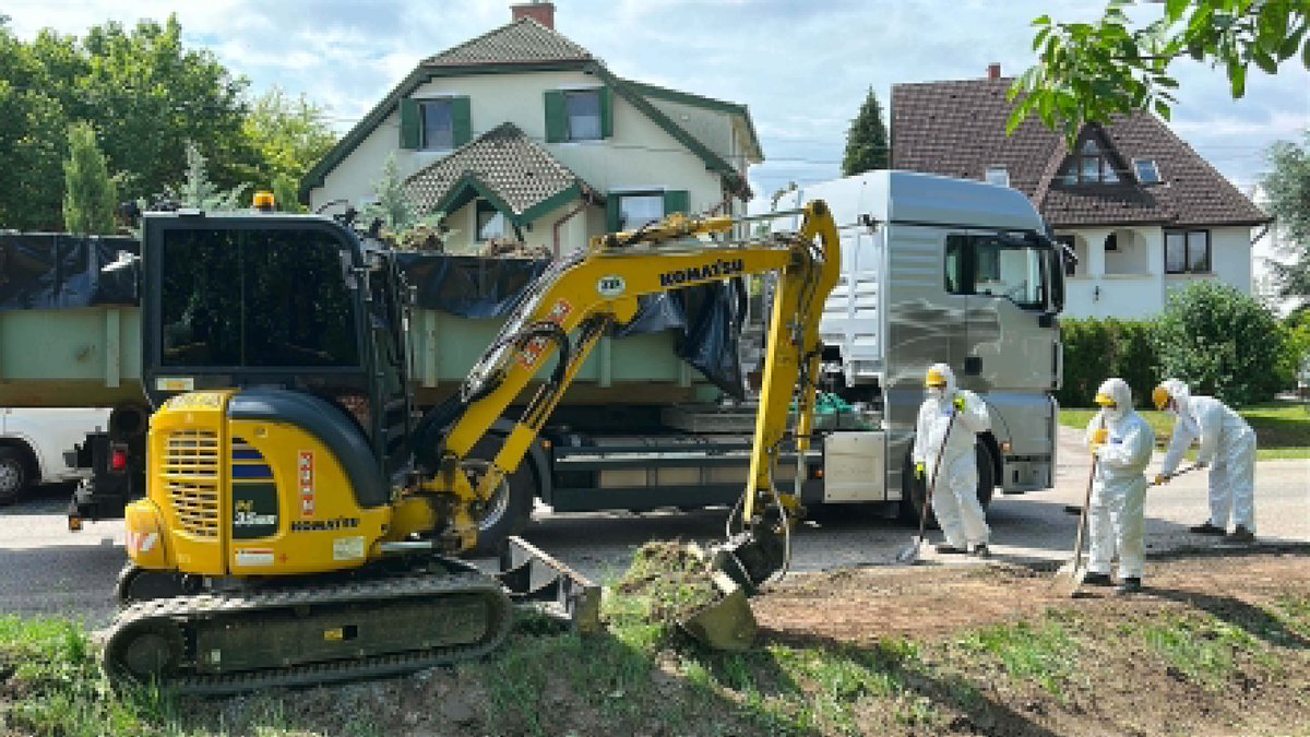 BalaiczZ's tweet photo. FOLYTATÓDOTT AZ AZBESZTMENTESÍTÉS, EZÚTTAL A DOMB UTCÁBAN
👍 A munkálatokat ma folytattuk a csácsi Domb utcában, úgy időzítve, hogy az ottani óvodások és iskolások ne tartózkodjanak még a közelben sem, hiszen ma természetjáró túrán vettek részt. https://t.co/fht6ssIleg