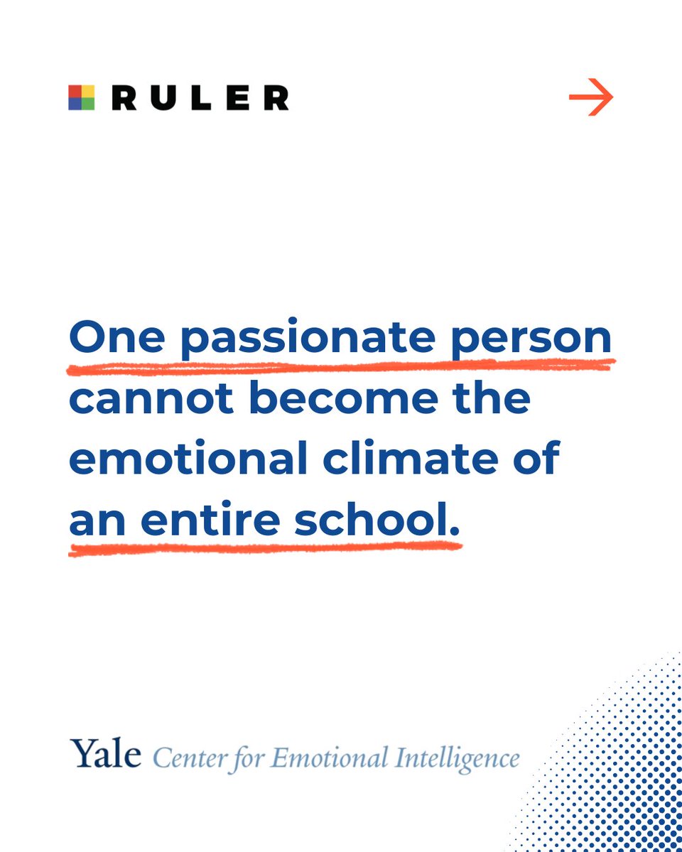 YaleEmotion's tweet photo. A lot of schools have someone protecting the work, reminding people why it matters, and keeping it alive when everyone is busy, tired, or stretched thin. That care matters, but RULER cannot become one person’s memory, energy, or belief.

RULER Institute Online gives school teams a place to build shared practice.
🔗https://t.co/zGG9mQx2kL

#RULER #EmotionalIntelligence #SocialEmotionalLearning #EducationLeadership #SchoolClimate