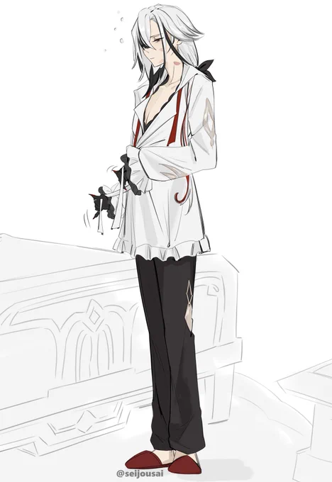 holy arlecchino that fit of yours is absurd